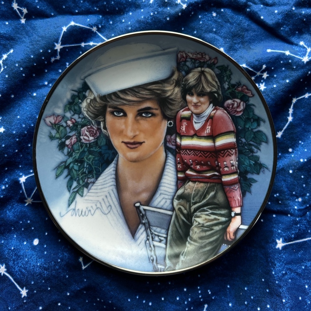 Princess Diana Princess of Wales Franklin Mint Collectable Plate